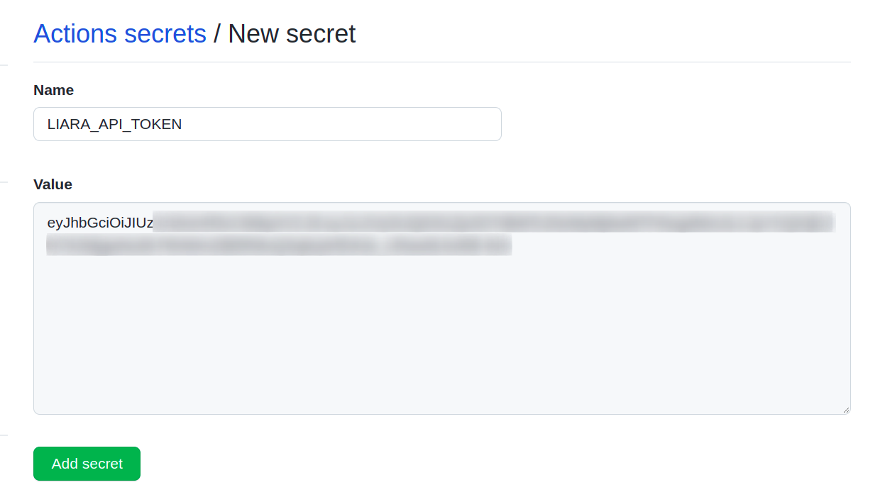 add-new-secret-in-github-action